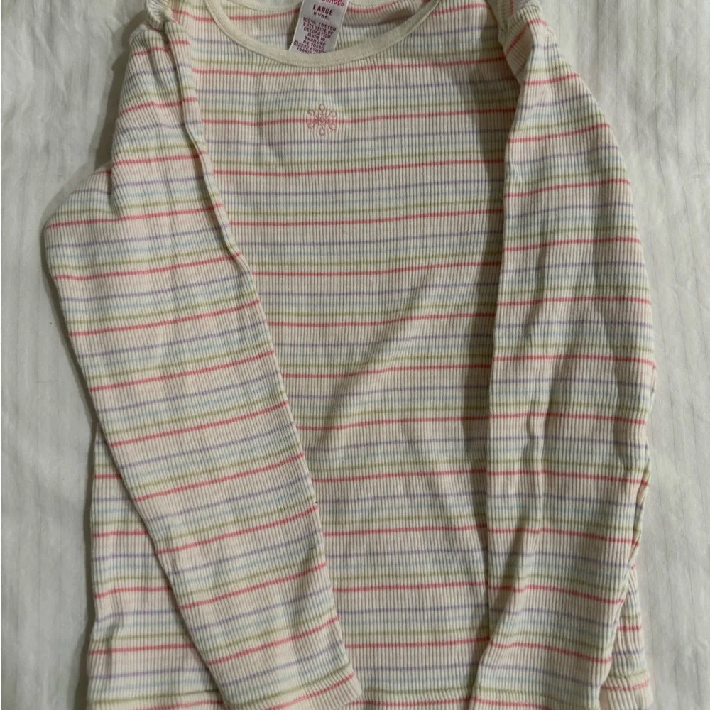 Gymboree girls corduroy pants with embroidered ice skater with snowflake shirt